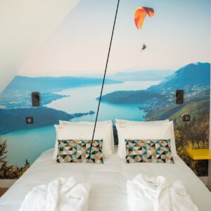 Lit chambre parapente